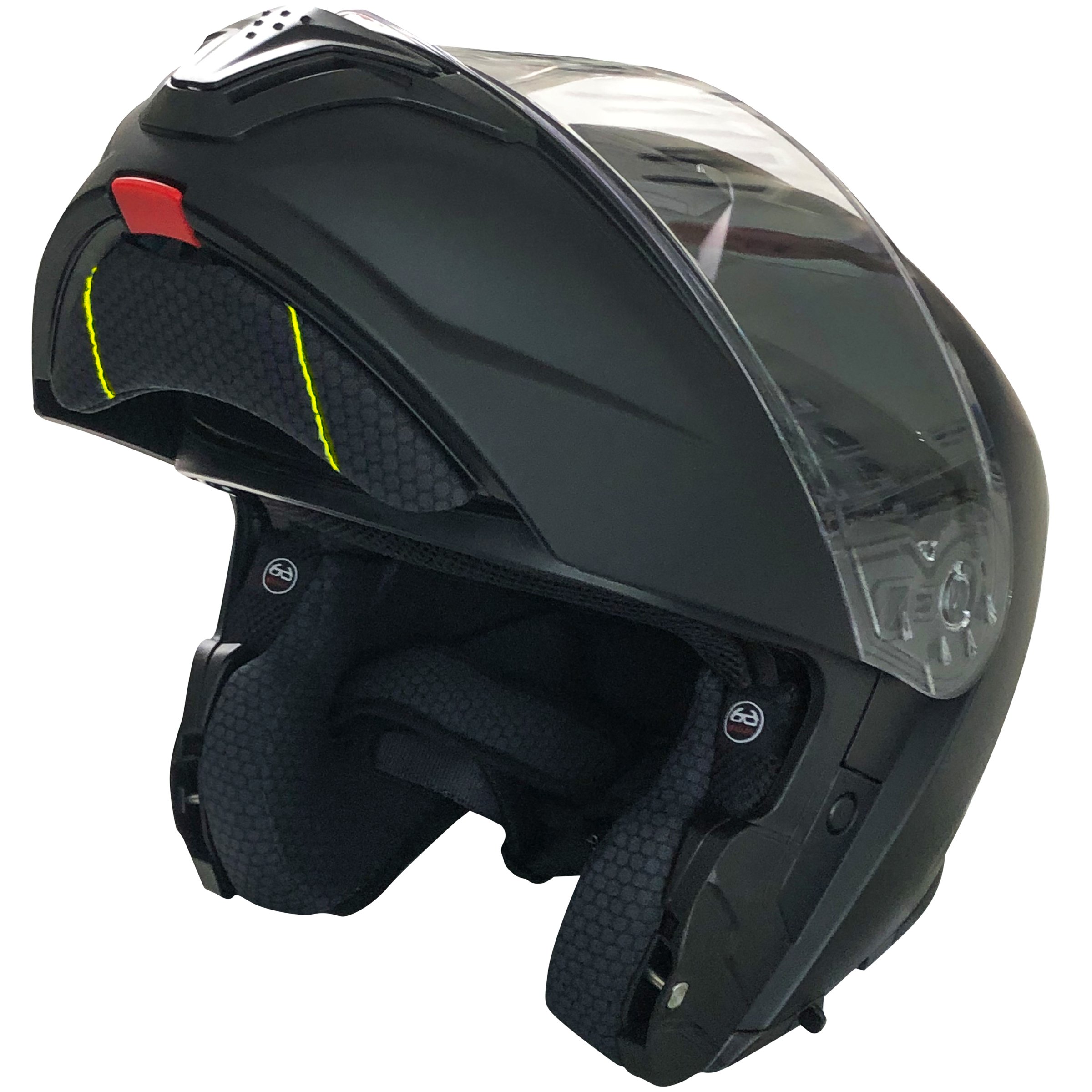 Мотошолом ROCC 810 чорний матовий