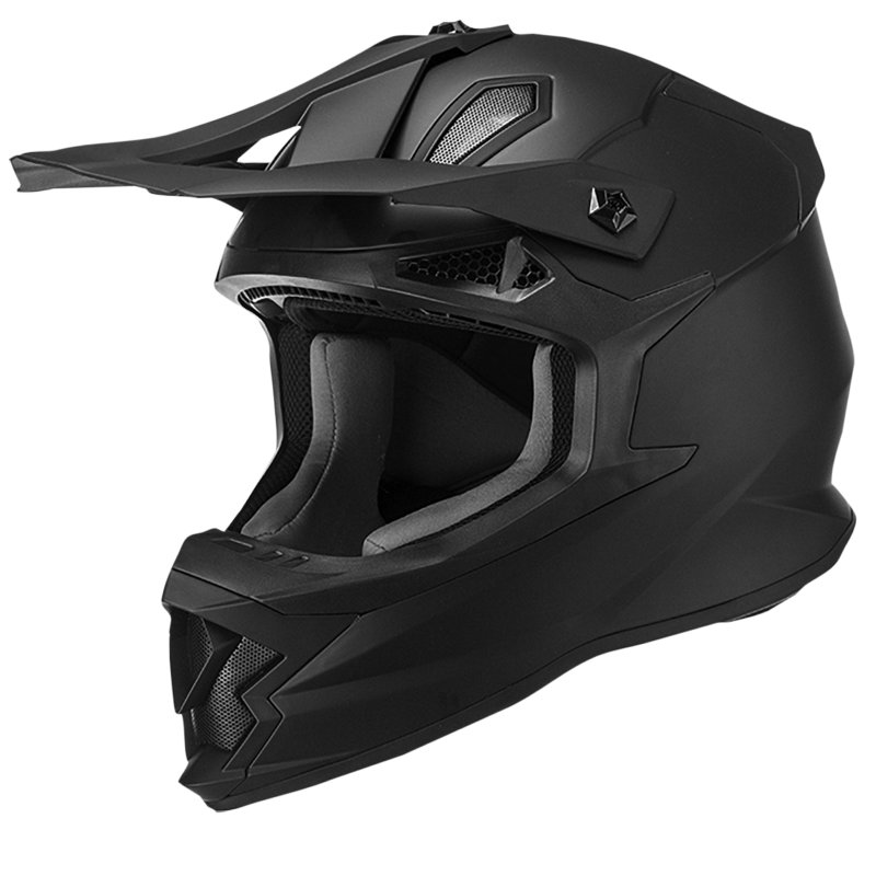 Мотошолом ROCC 800 чорний матовий