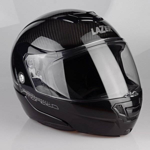 Мотошолом LAZER MONACO EVO Pure Carbon чорний/карбон
