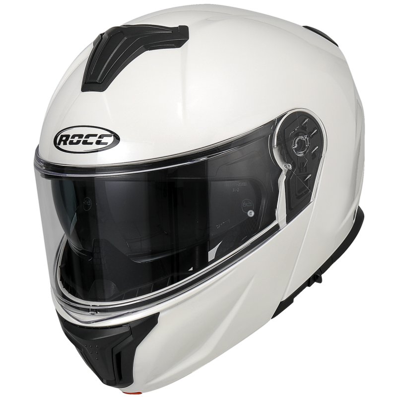 Мотошолом ROCC 810 білий металік