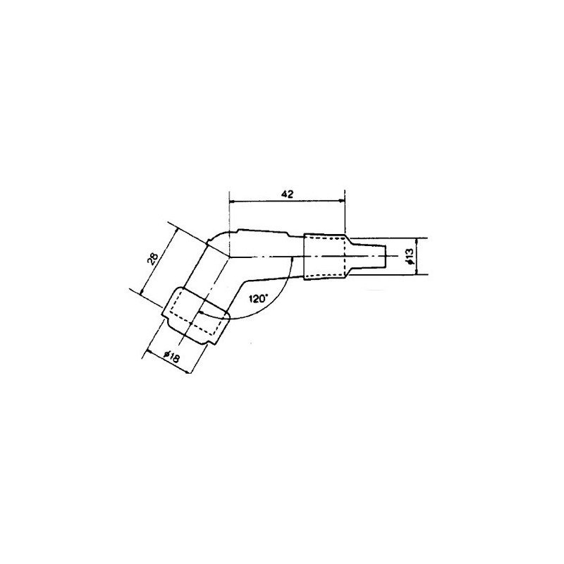 Ковпачок свічки NGK YD05FR (код. 33170) YBX