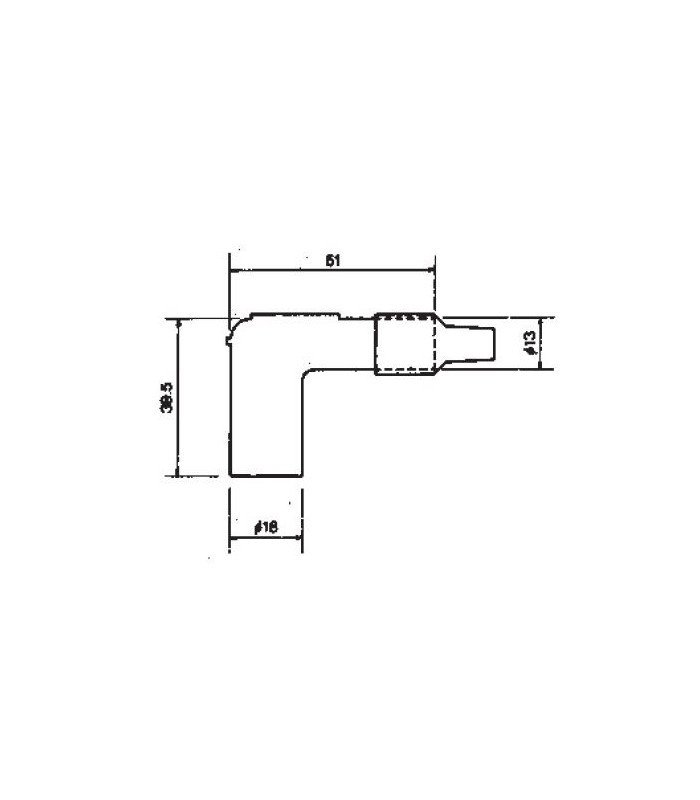 Свічкова фішка NGK LBEPK (код. 8304) YBX