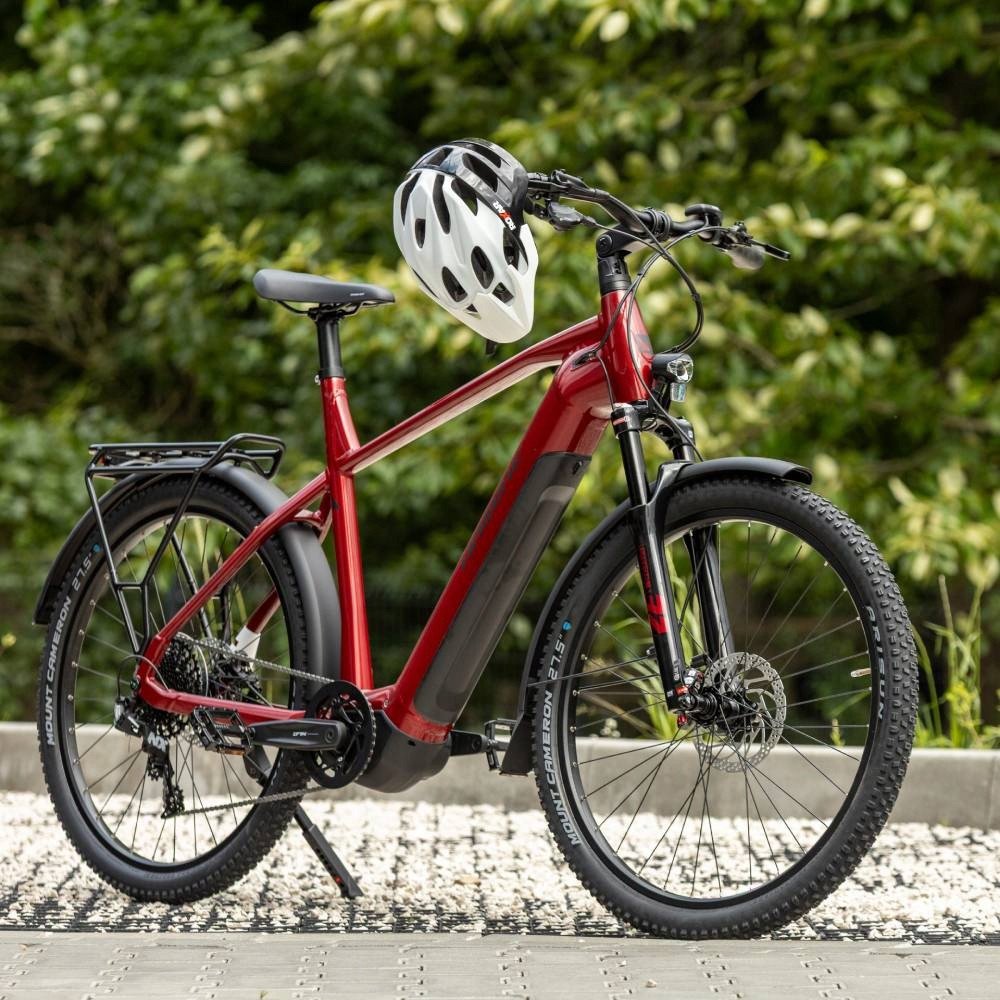 Велошолом ROXAR MTB білий чорний