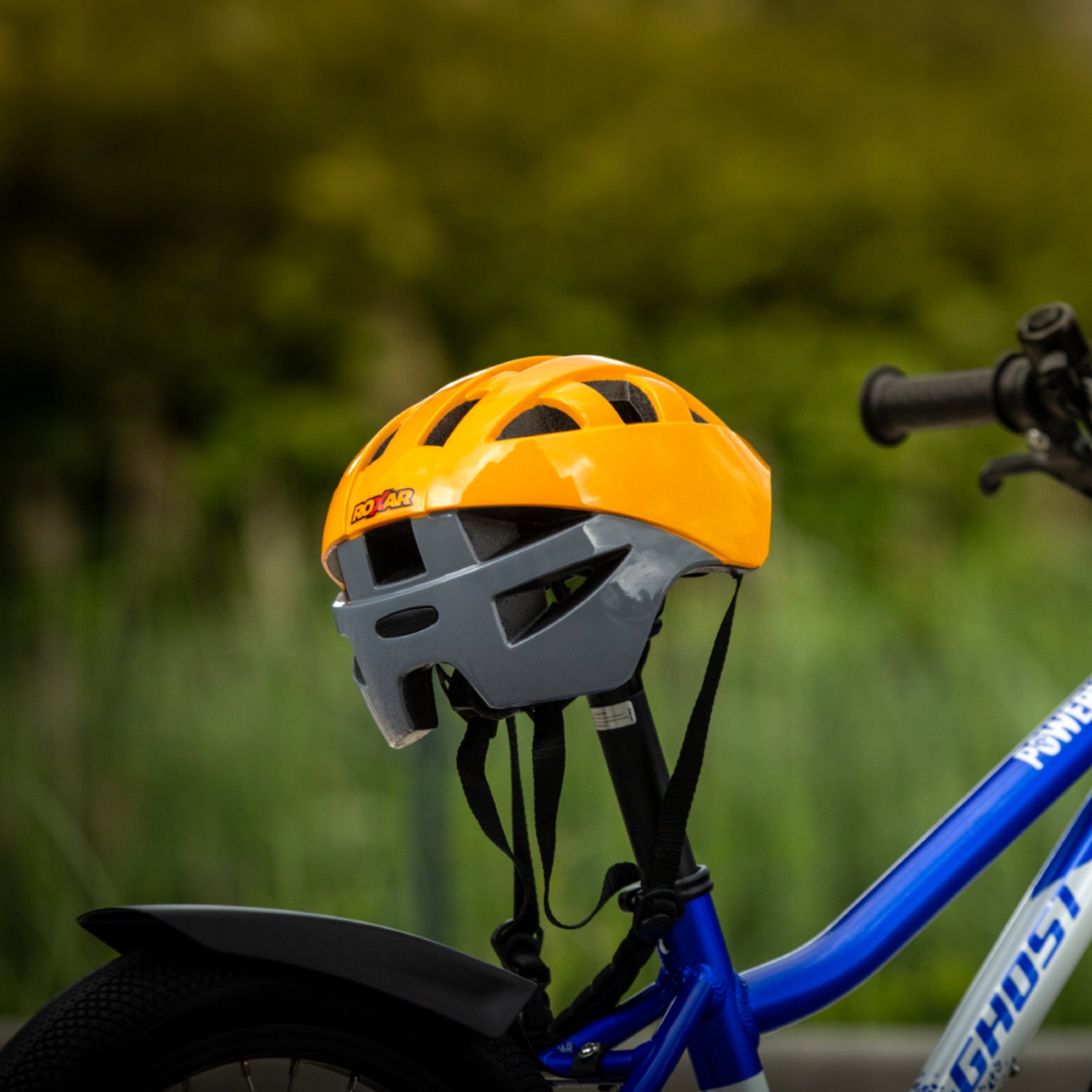 Дитячий велосипедний шолом ROXAR KID помаранчевий