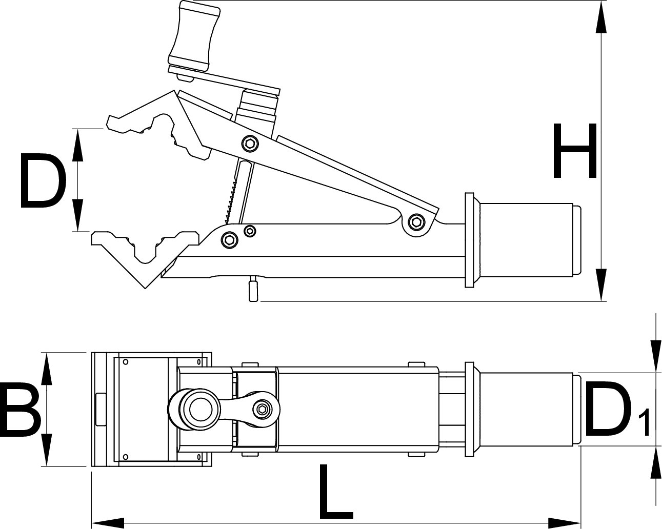 Професійний тримач для підйомника UNIOR Remco Bike Lift Pro Shop Clamp (1693.1Q 627095)