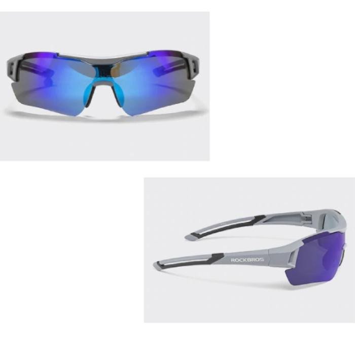 Велосипедні / спортивні окуляри з поляризацією ROCKBROS UV400 (10117) сірі