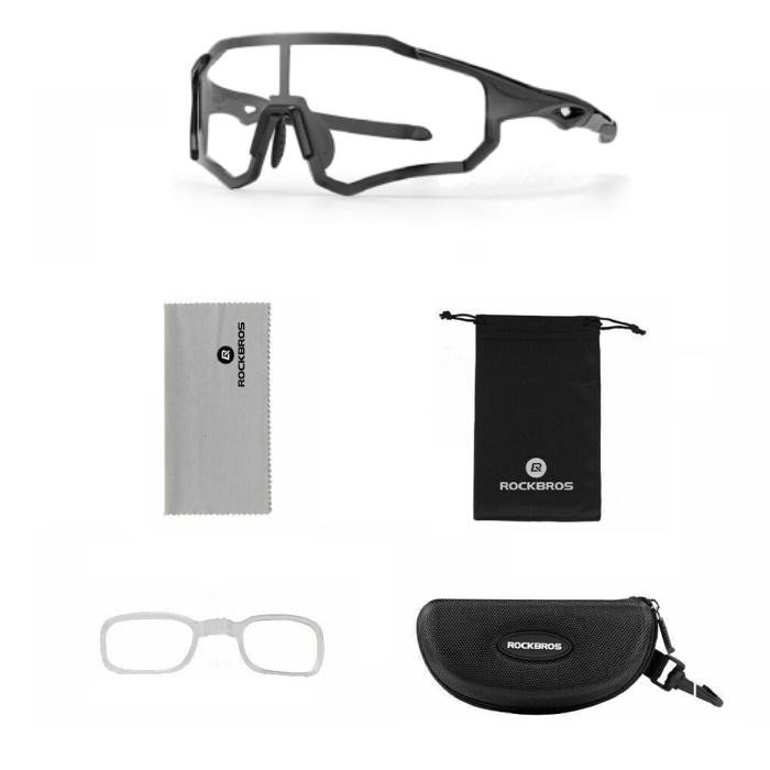 Велосипедні / спортивні фотохромні окуляри ROCKBROS UV400 (10181)