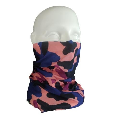 Багатофункціональна балаклава-маска ROXAR, універсальна, камуфляж фіолетовий
