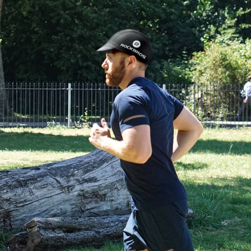 Велосипедна кепка з козирком під шолом Rockbros MZ10010 – фіолетова