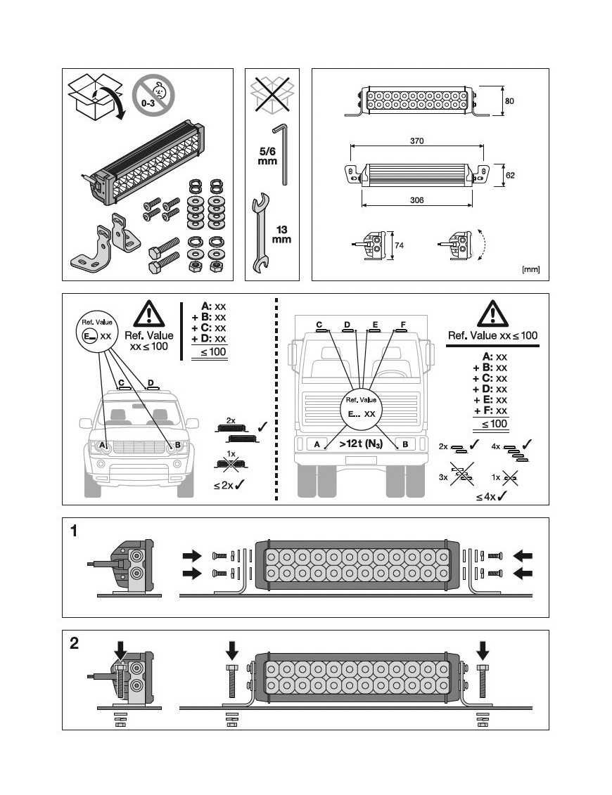 Світлодіодна балка Osram Lightbar VX250-CB 2100лм 30Вт 30x8x6см панель
