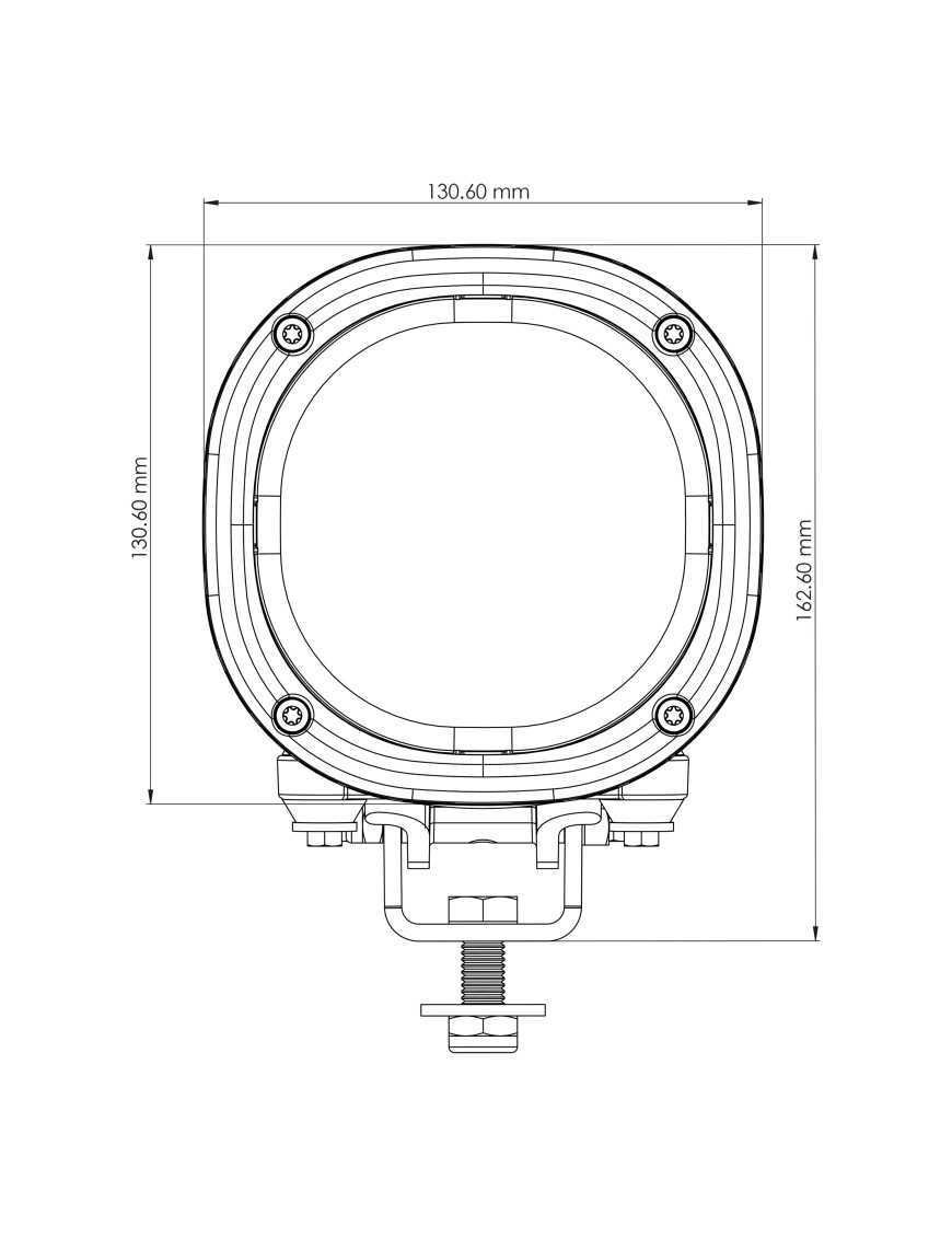 Світлодіодна робоча фара TYRI 1313 MADE in SWEDEN для WRANGLER JL