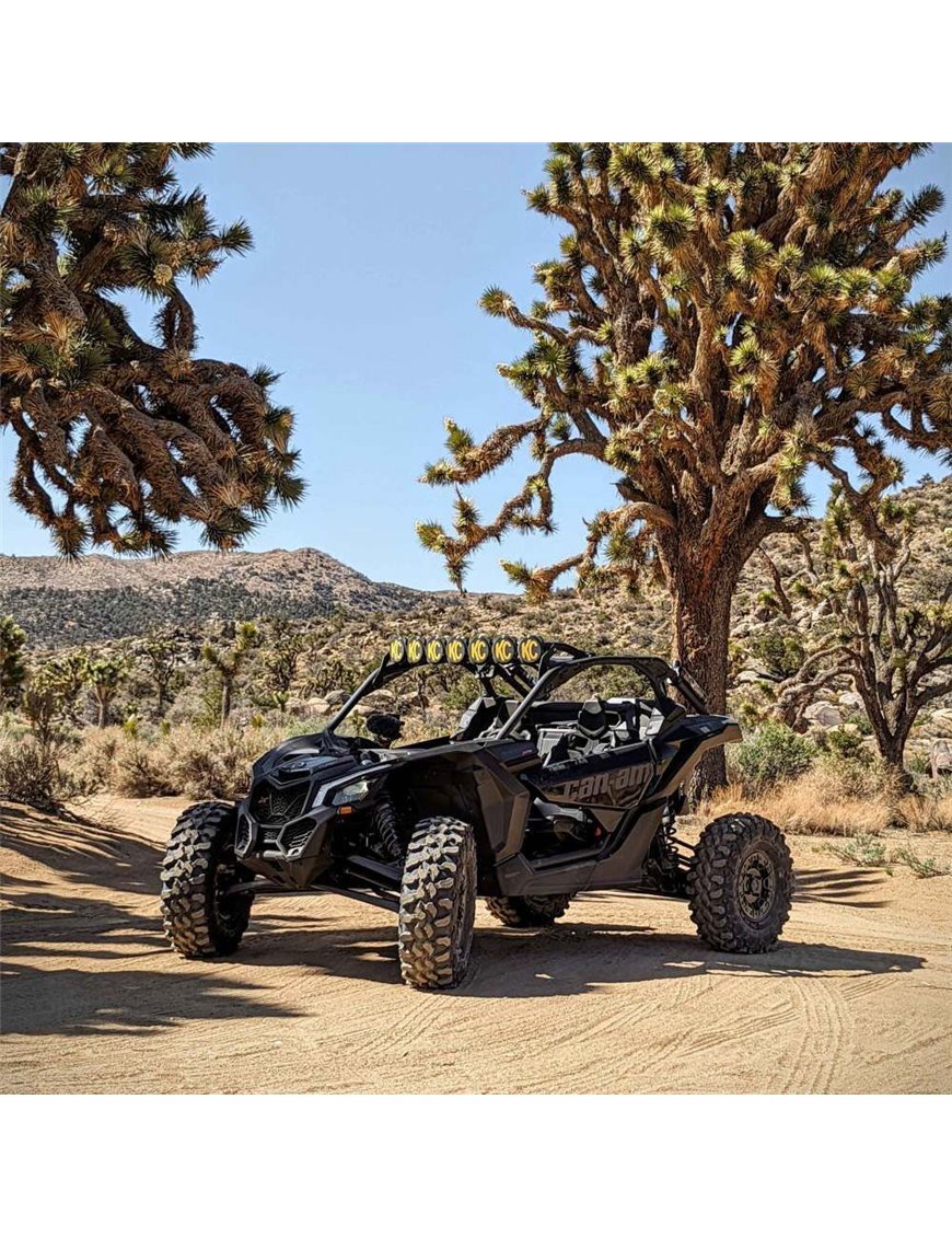 45-дюймова LED світлова балка Pro6 Gravity® - 7 ламп, система світлових панелей - потужність 140 Вт для Can-Am Maverick X3 2017-2023