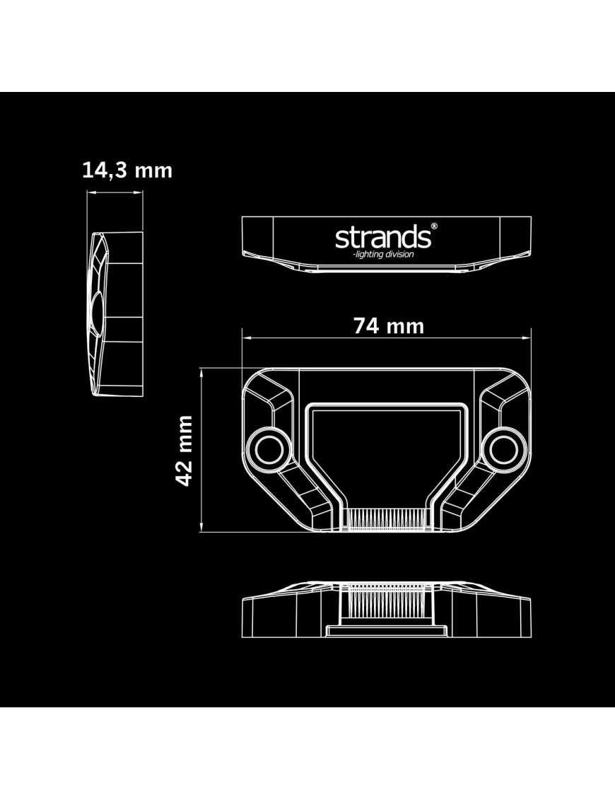 Світло Strands UNITY ROCK LIGHT Червоне 809507