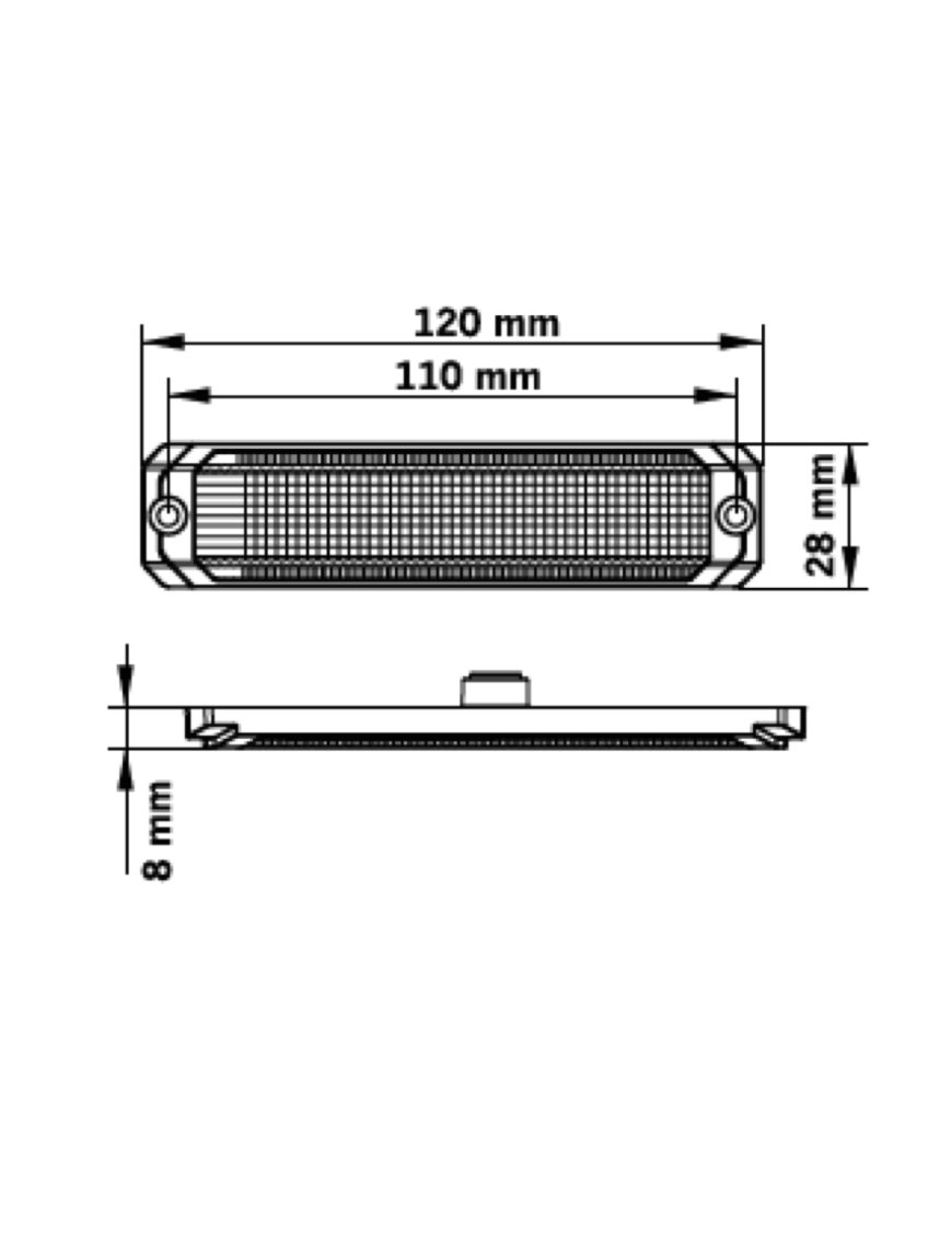Габаритне світло DARK KNIGHT SM6 809514 Strands
