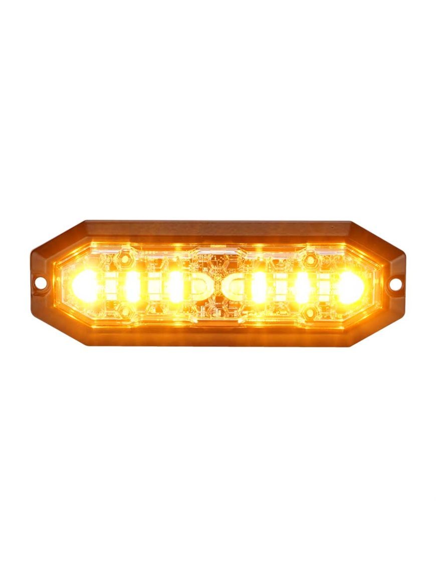 Світлодіодна фара STRANDS LIGHTHEAD 12 LED 12-24V DC 20W ЖОВТИЙ & БІЛИЙ СВІТЛОДІОД ПРОЗОРА ЛІНЗА