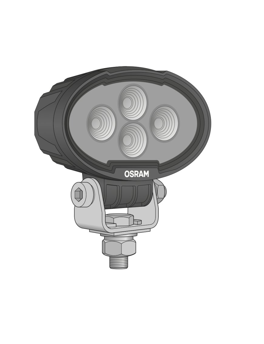 Овальна робоча LED лампа OSRAM LEDriving Oval WL VX100-WD