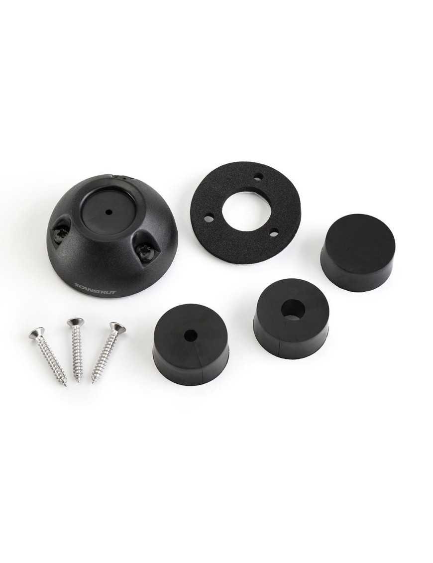 DS16-P-BLK Бортовий прохід для штекерів до 16 мм, кабель 2-8 мм