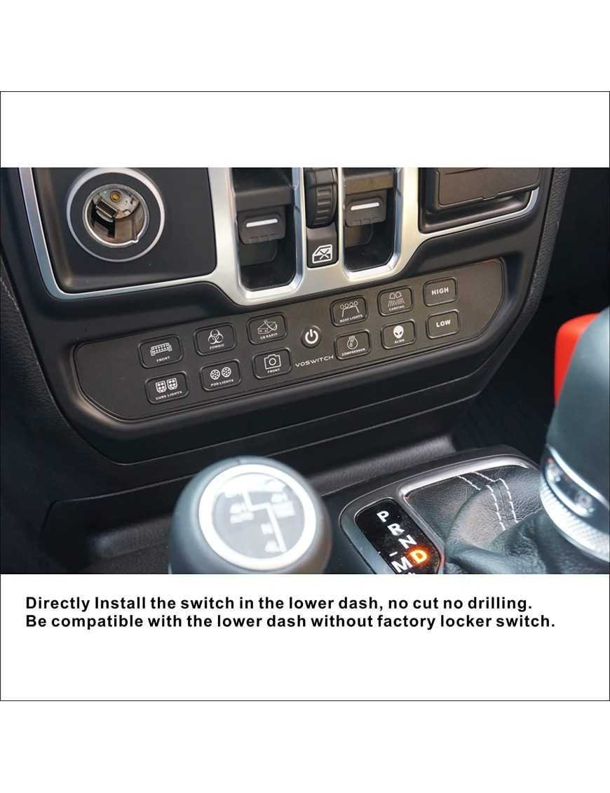 VOSWITCH Wrangler JL Sahara Sport 12 перемикачів та Gladiator JL120