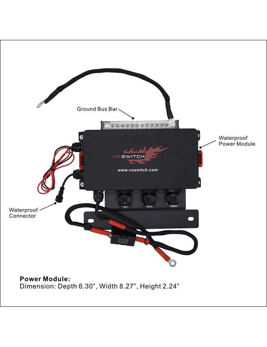 VOSWITCH Wrangler JL Sahara Sport 12 перемикачів та Gladiator JL120