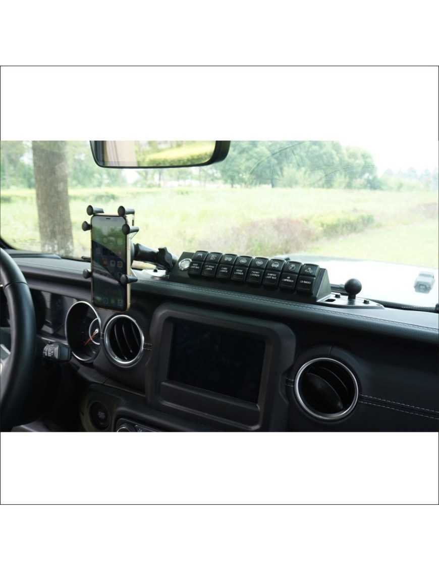 Водонепроникна панель Wrangler JL JT з 2018 з тримачем для телефону VOSWTICH