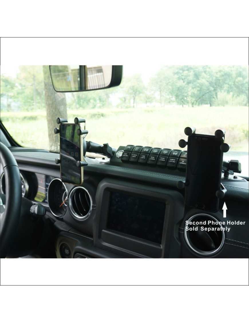 Водонепроникна панель Wrangler JL JT з 2018 з тримачем для телефону VOSWTICH