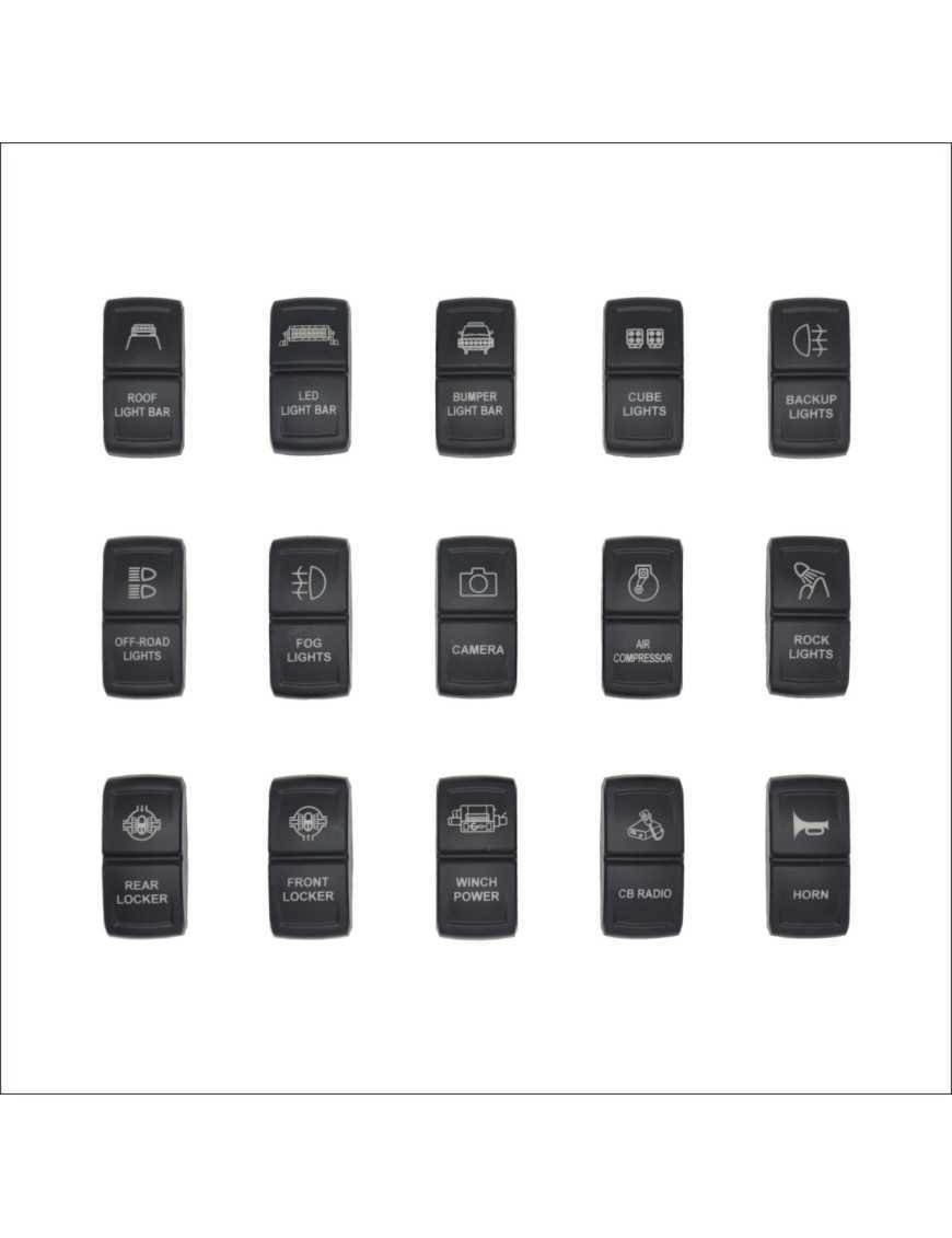 Водонепроникна панель Wrangler JL JT з 2018 з тримачем для телефону VOSWTICH