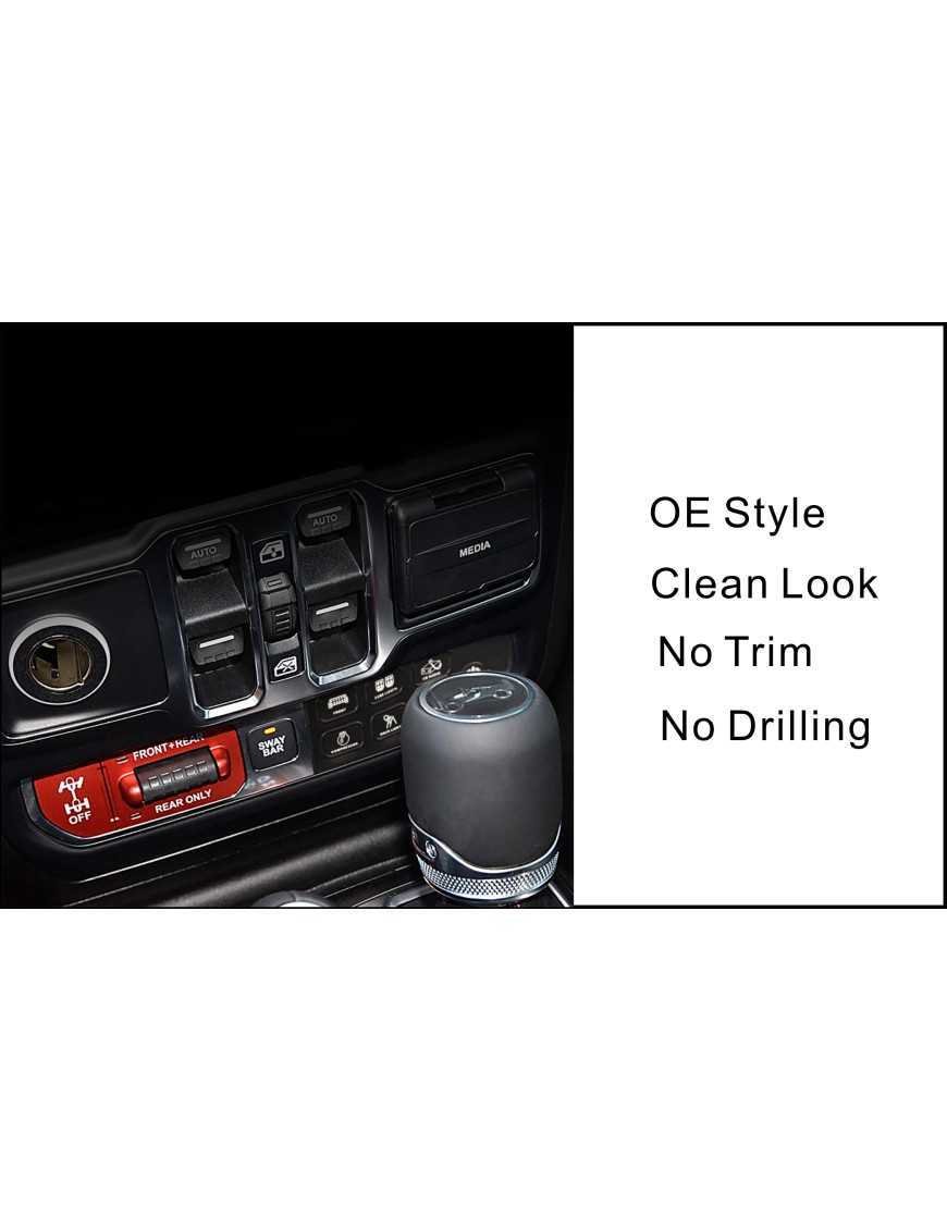 Водонепроникна панель Wrangler JL JT від 2018 VOSWITCH AUX