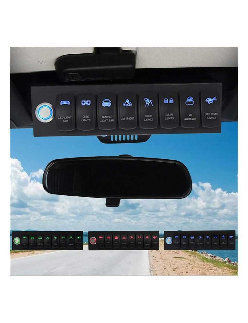 Voswitch для Wrangler JK 8 перемикачів зелені