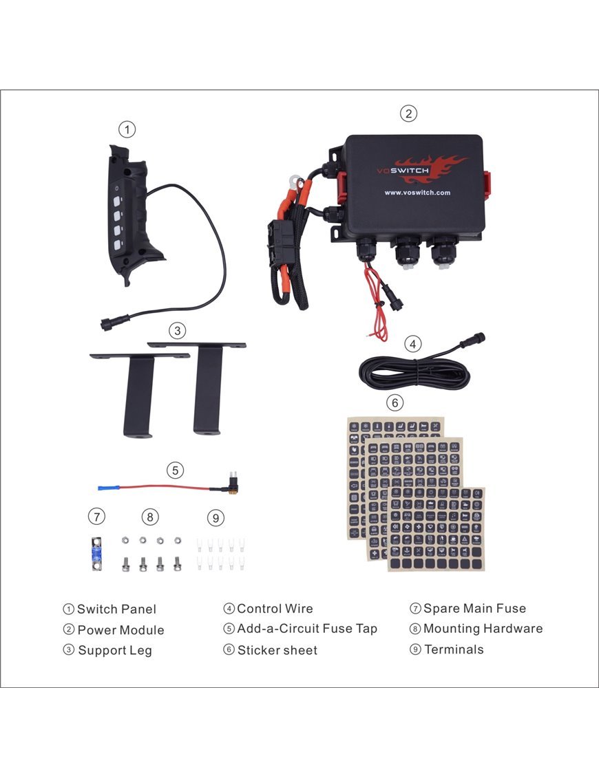 Панель перемикачів Voswitch для Ford New Bronco 2021-