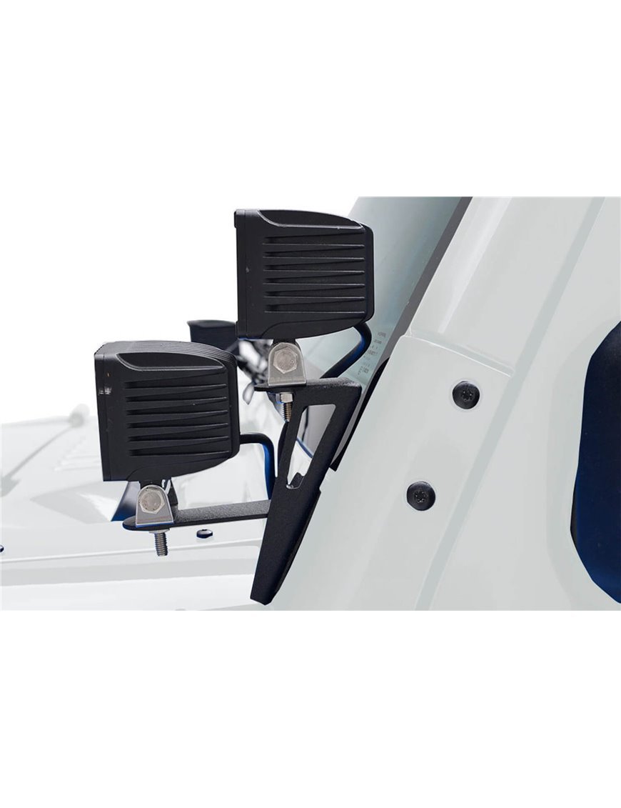 JEEP WRANGLER JK 2007-2018 КРІПЛЕННЯ ДОДАТКОВИХ ФАР НА ПЕРЕДНЮ СТОЙКУ