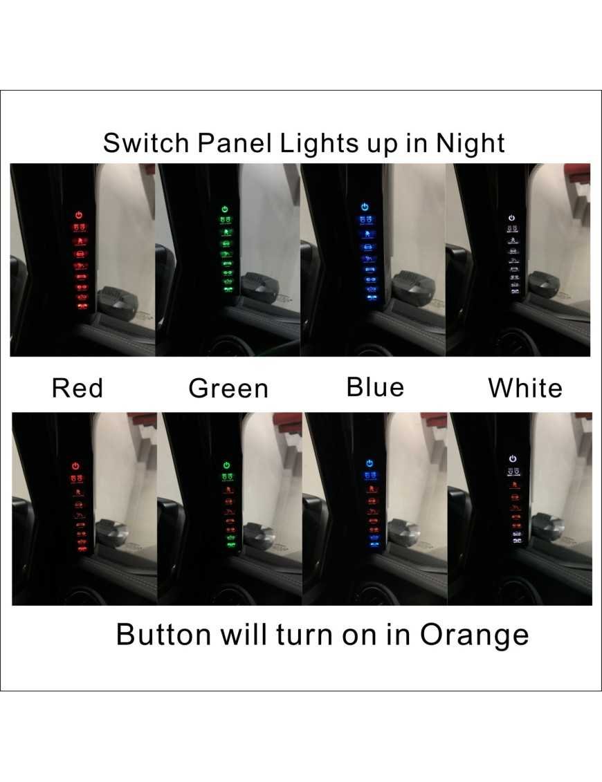 Voswitch JL800 Wrangler JL 8 кнопок