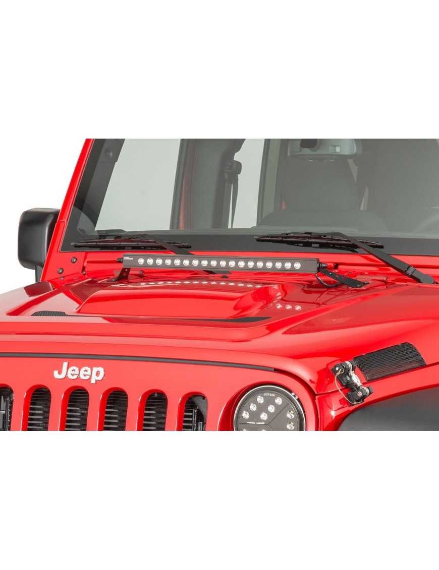 Кріплення додаткових фар до переднього капота JEEP WRANGLER JK