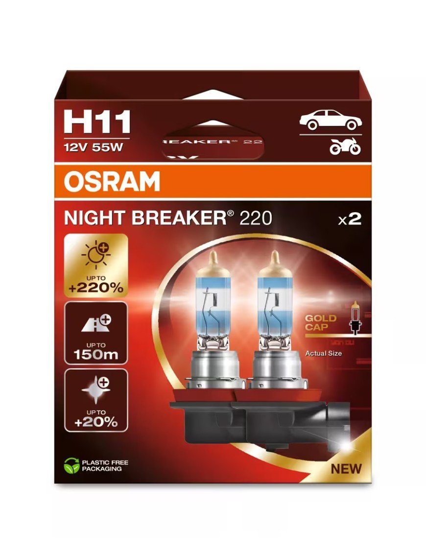 Лампи NIGHT BREAKER 220 H11 Комплект