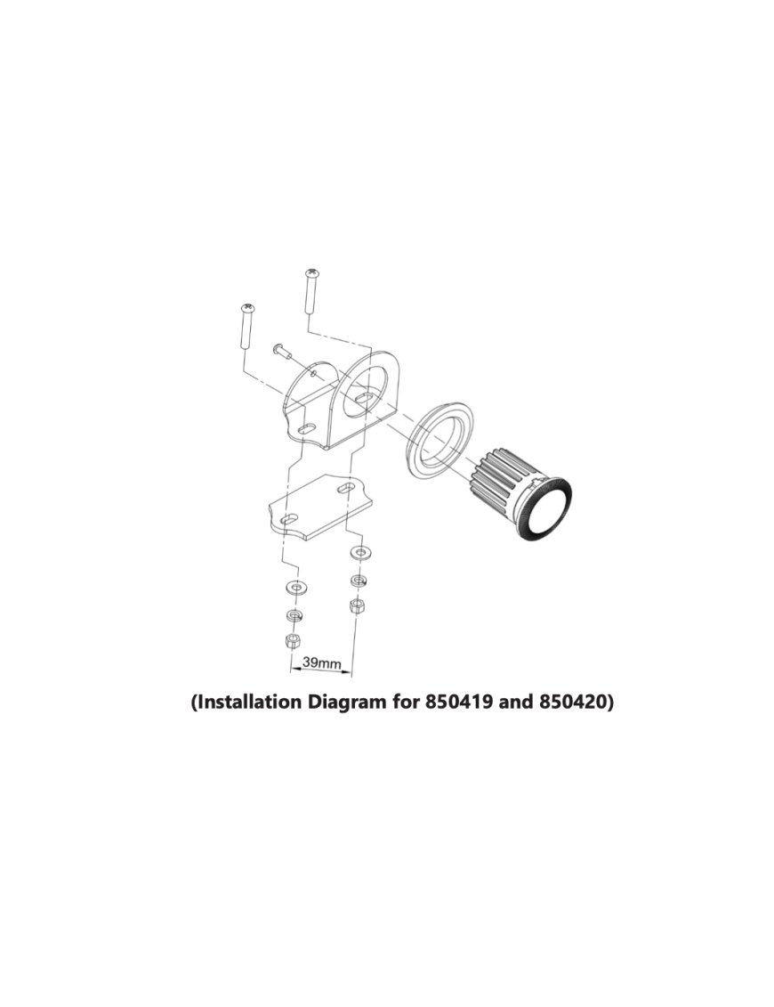 Лампа DARK KNIGHT GLORIA WARNING LIGHT CLEAR LENS