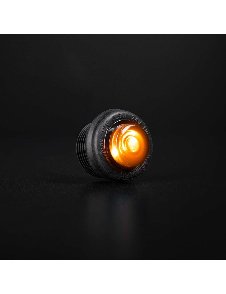 Габаритний маркер FREEDOM BLACK RAVEN SIDE MARKER ROUND 29MM