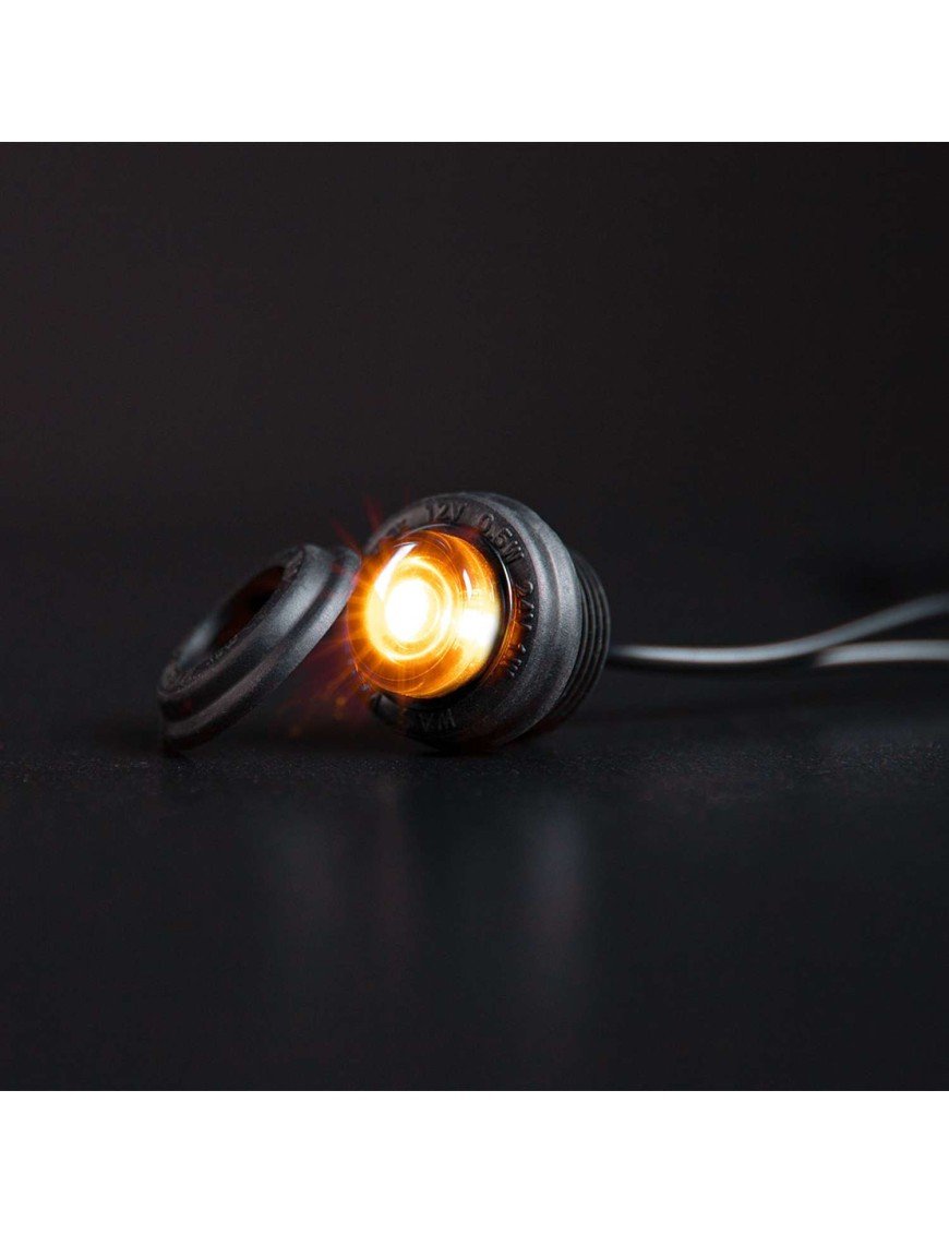 Габаритний маркер FREEDOM BLACK RAVEN SIDE MARKER ROUND 29MM