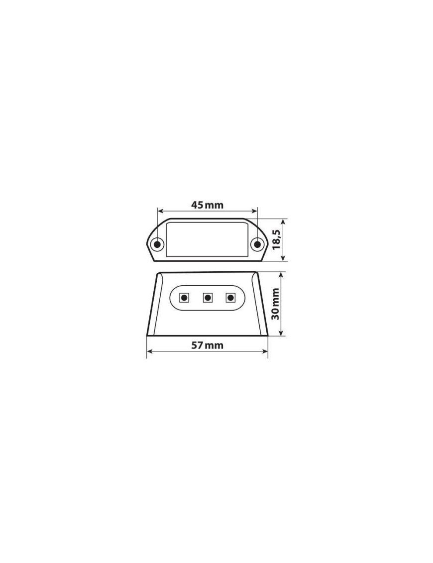 90586 A-ion, 3 SMD підсвітка номерного знака LED, 12V