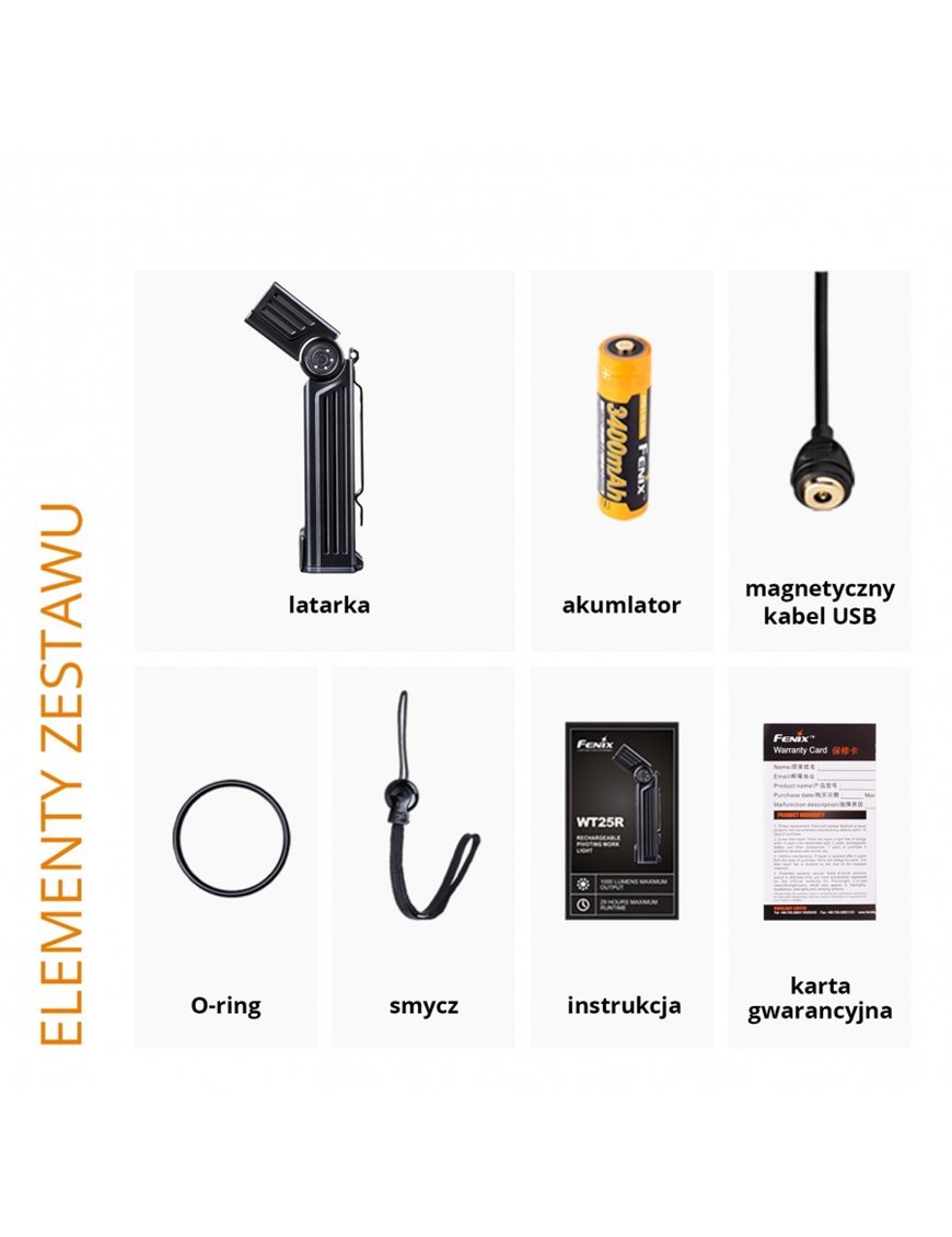 Ліхтар LED Fenix WT25R