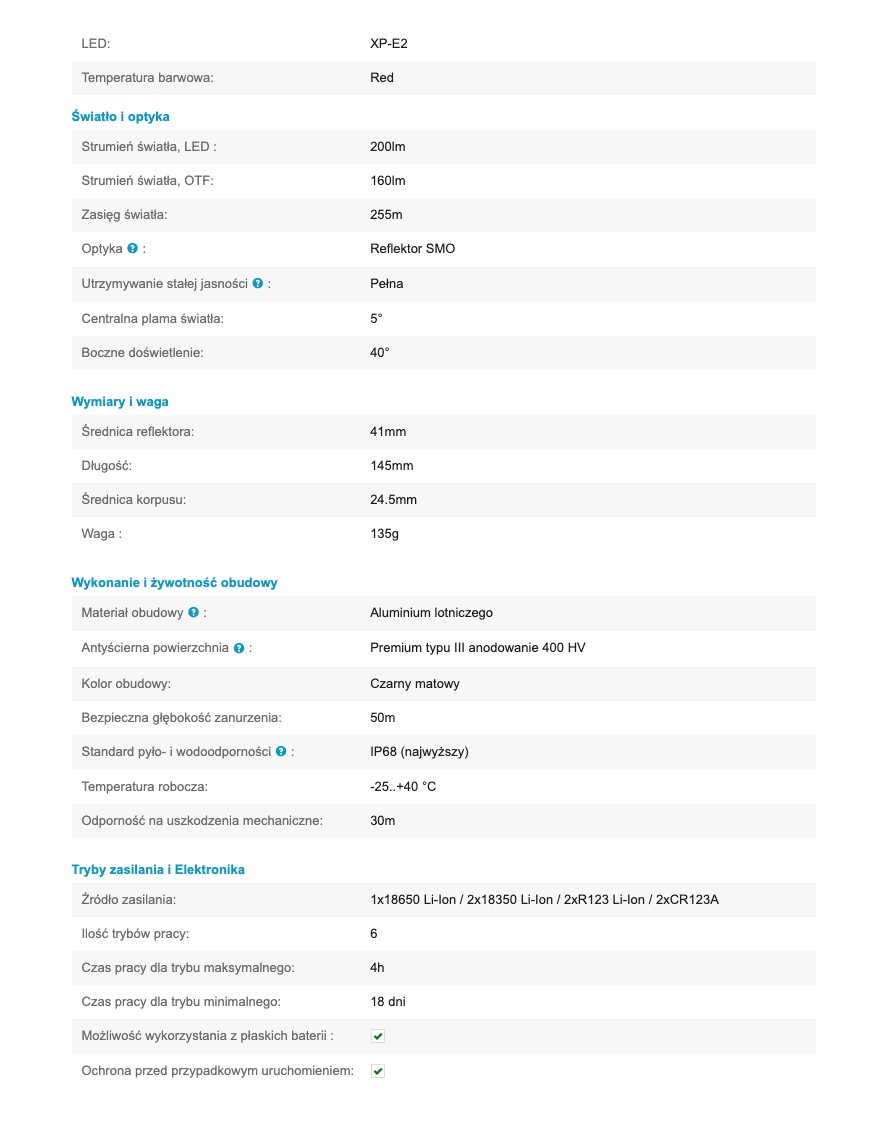 Тактична ліхтарика Armytek Predator (Червоне світло)