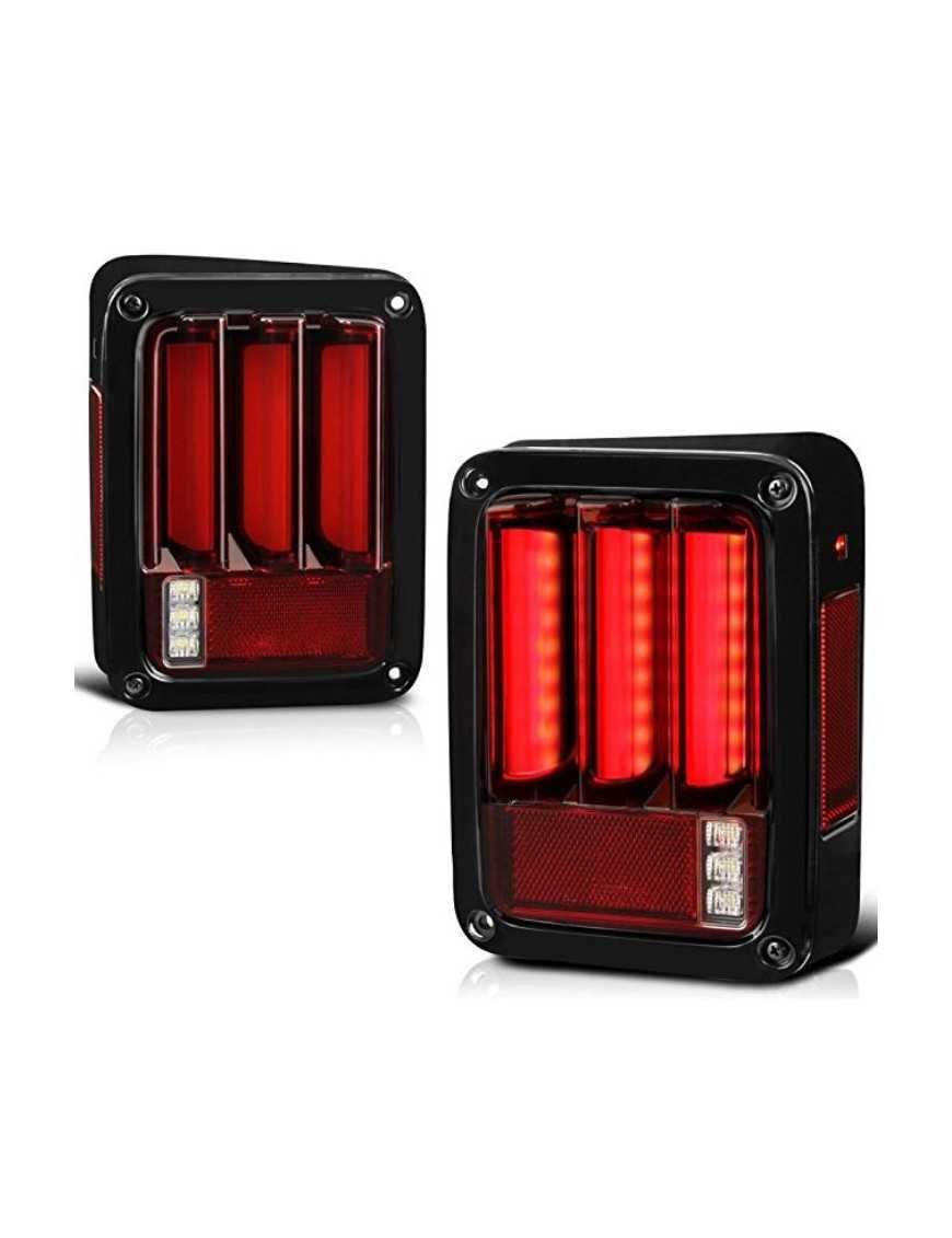 Задні LED ліхтарі Jeep Wrangler (2007)