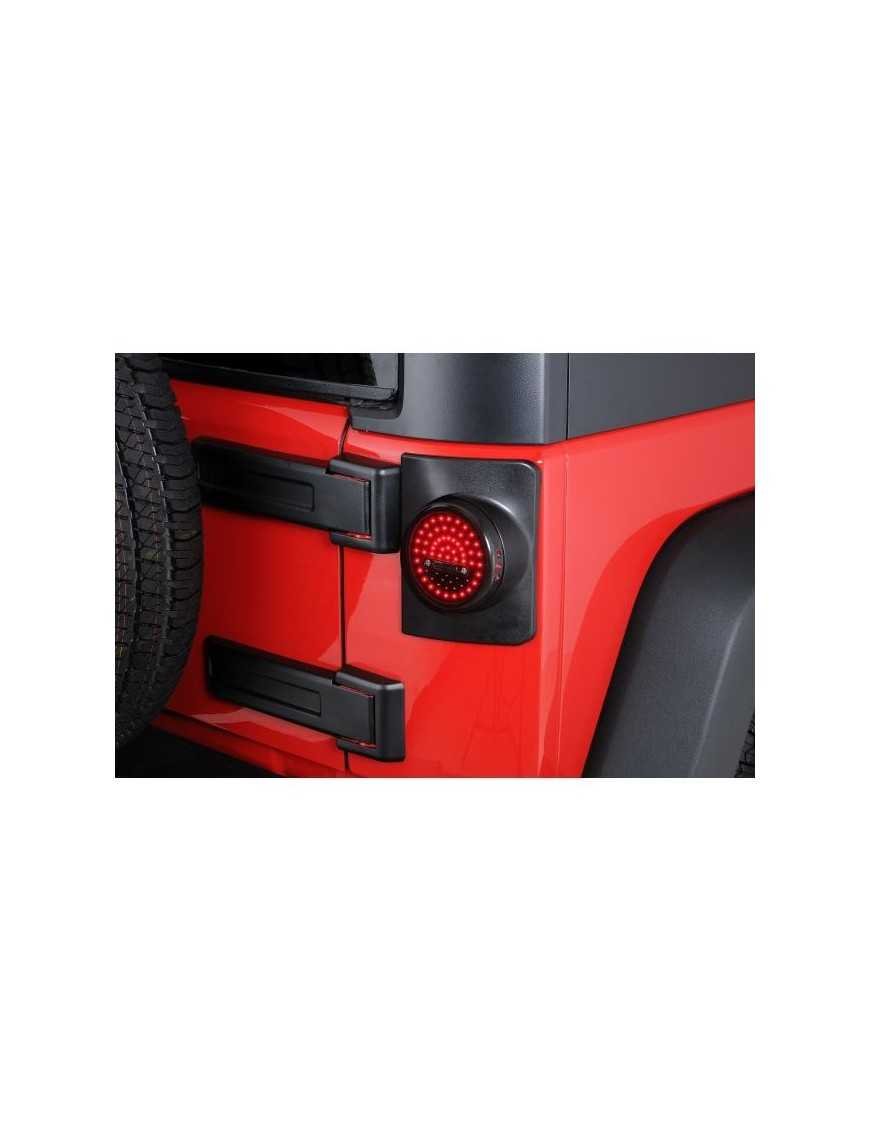 Задні LED ліхтарі Jeep Wrangler (2007)