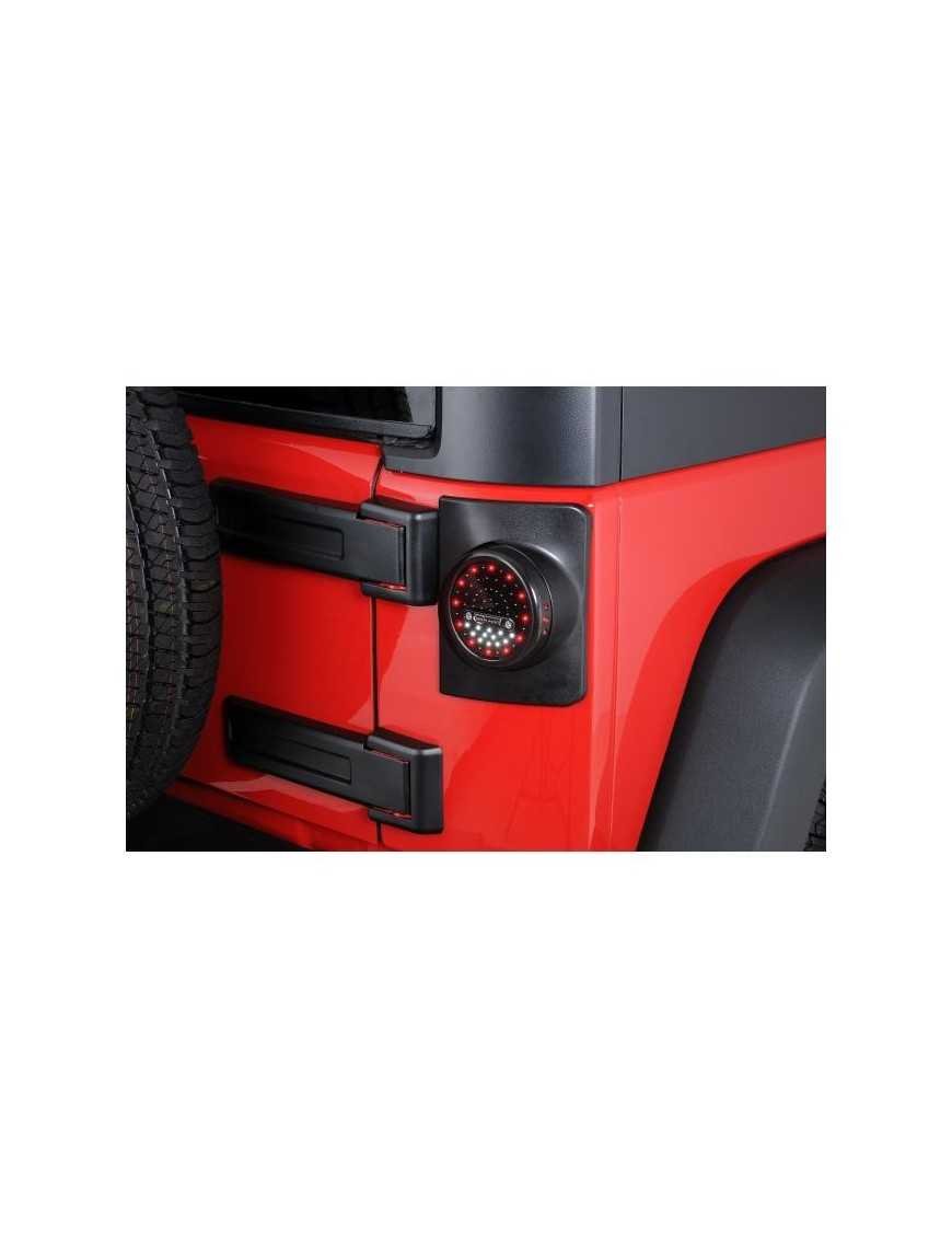 Задні LED ліхтарі Jeep Wrangler (2007)