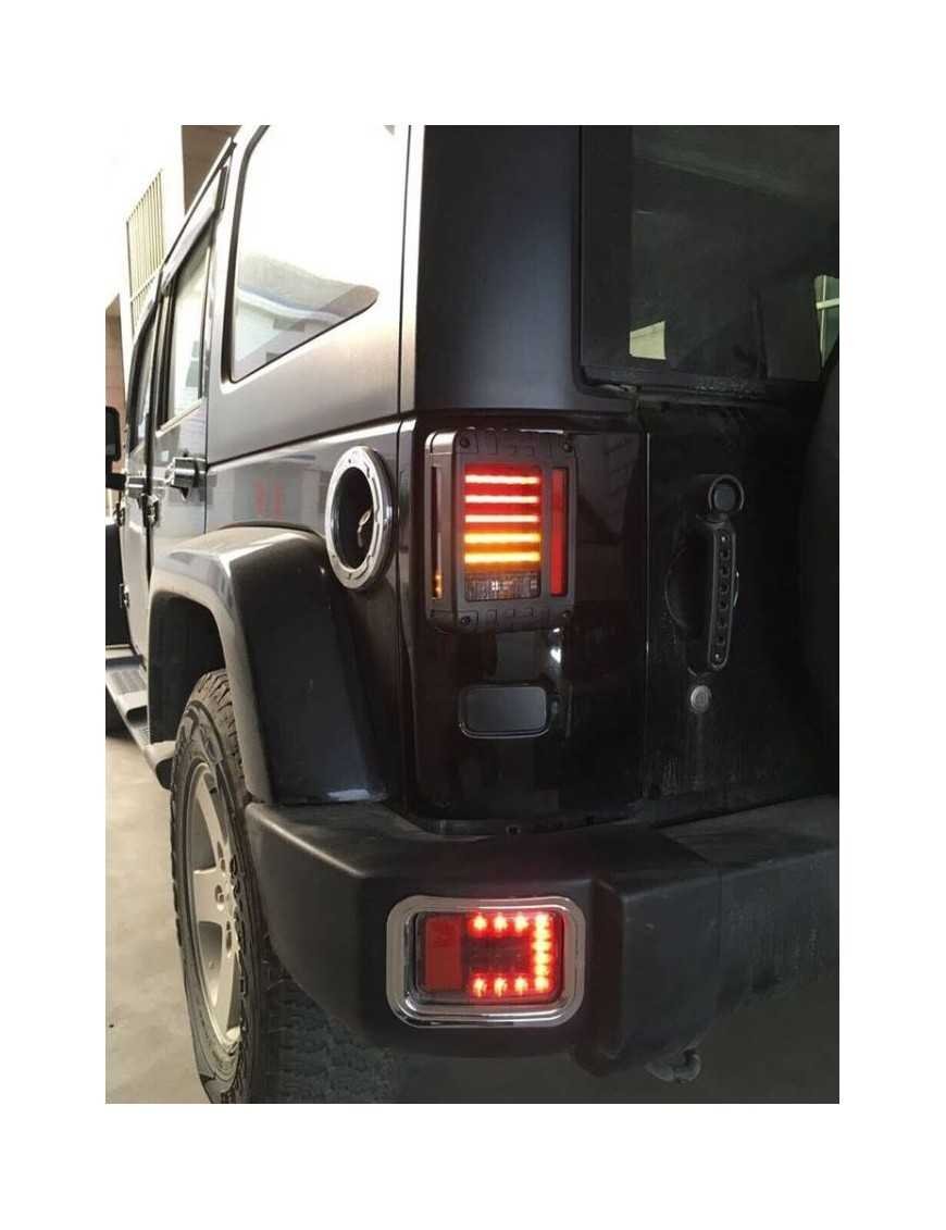 Задні LED ліхтарі Jeep Wrangler (2007)