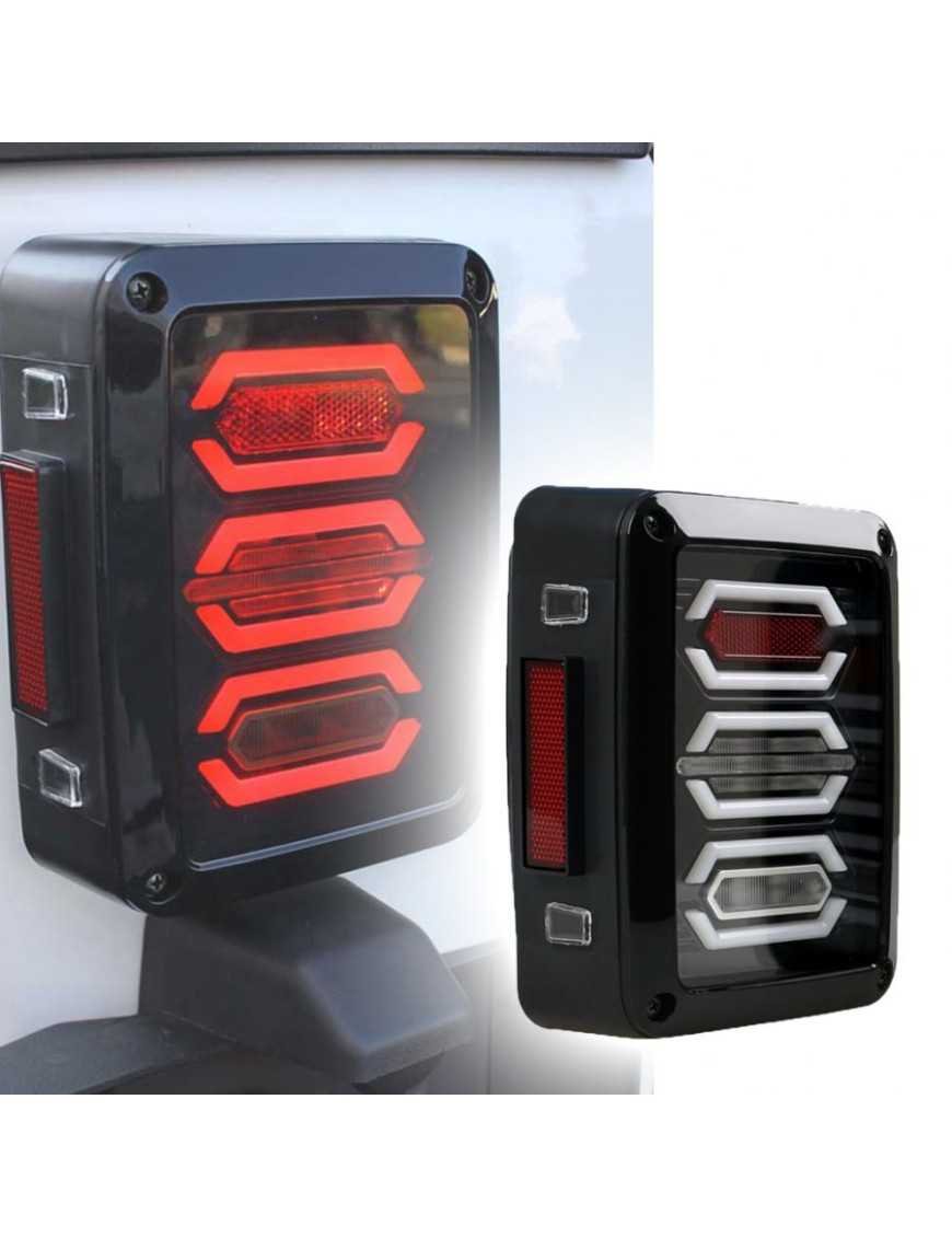 Задні LED ліхтарі Jeep Wrangler 2007