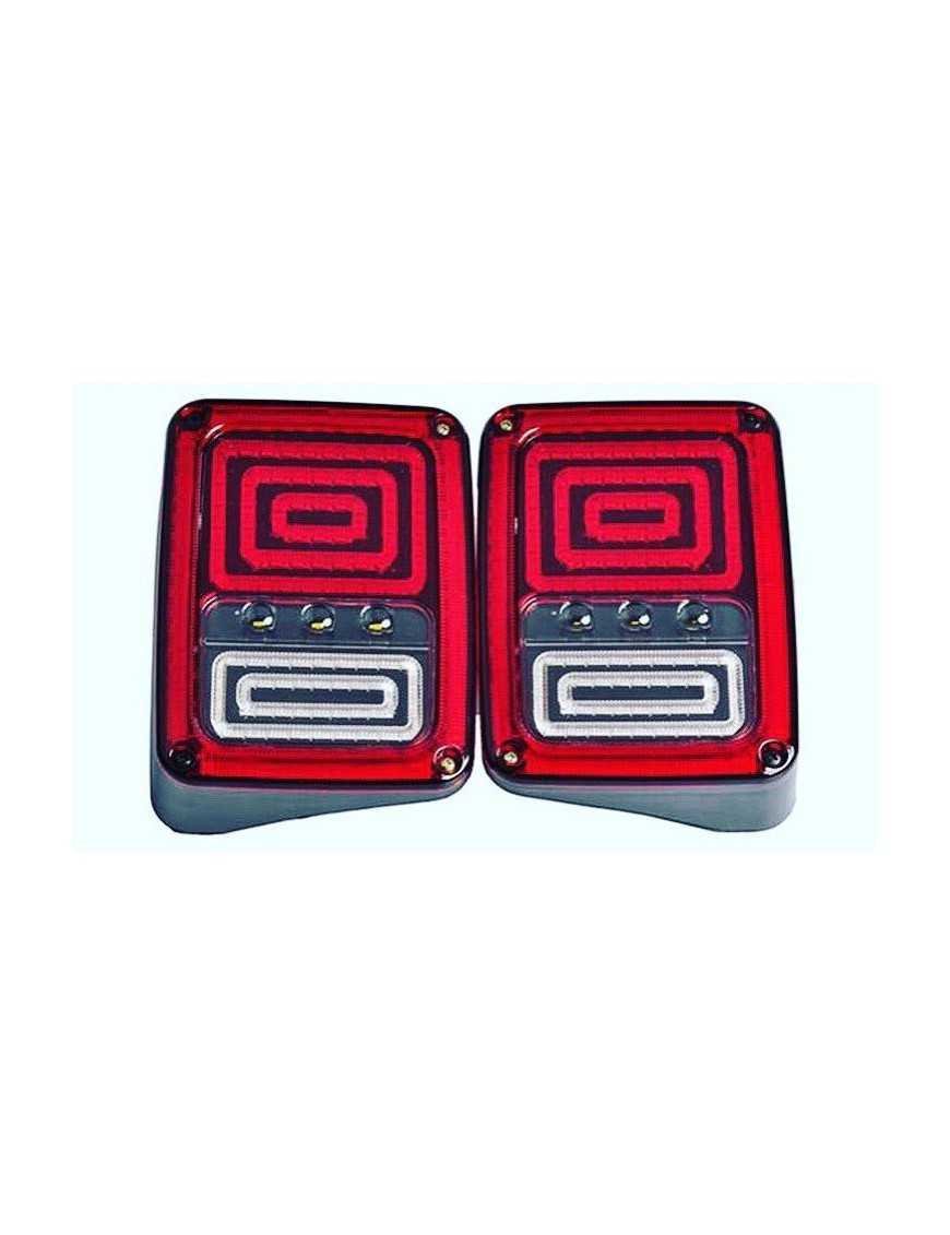 Задні LED ліхтарі Jeep Wrangler 2007