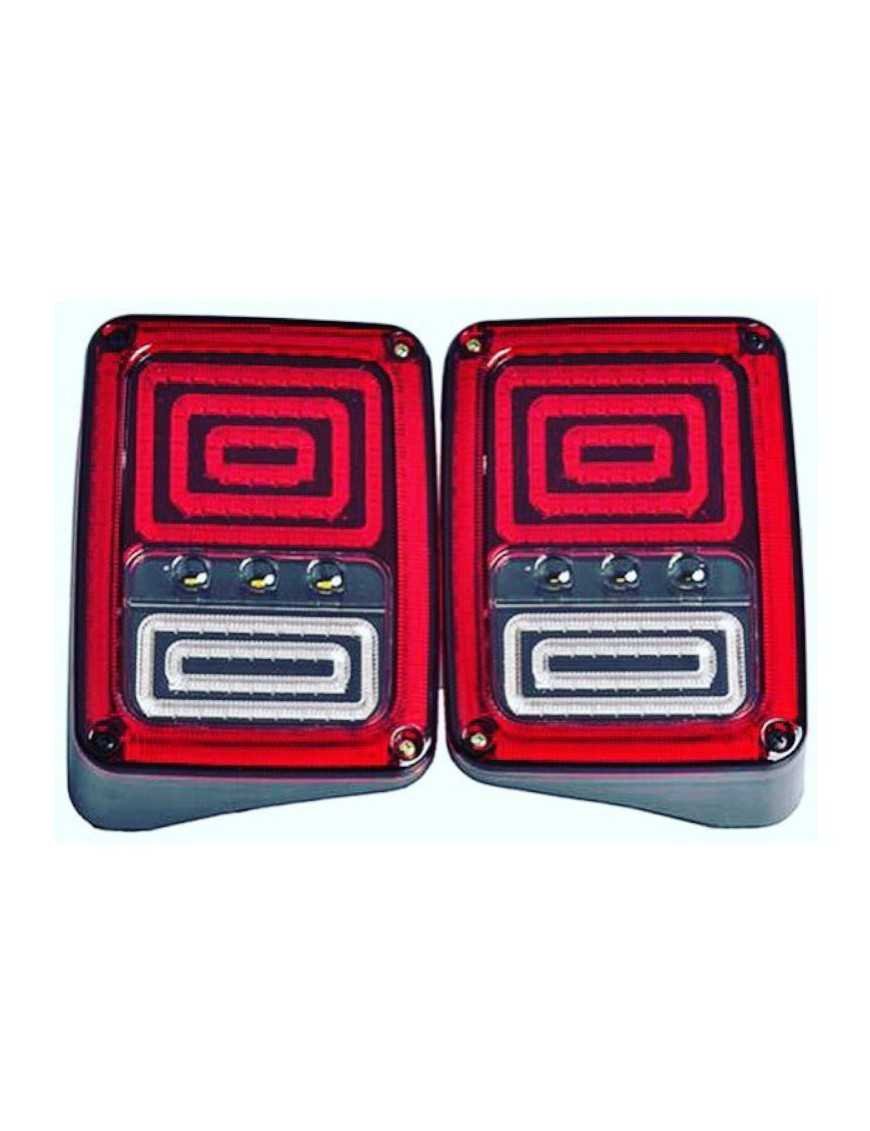 Задні LED ліхтарі Jeep Wrangler 2007