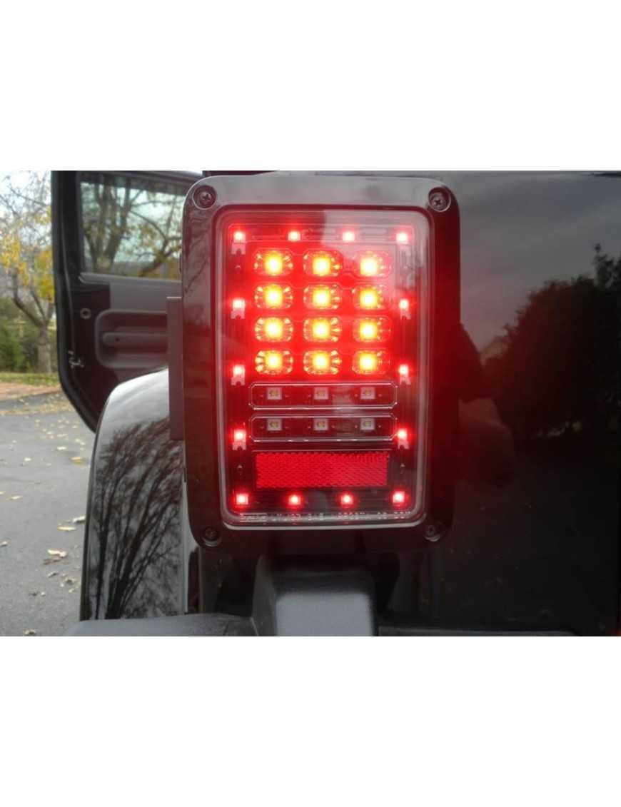 Задні LED ліхтарі Jeep Wrangler (2007)