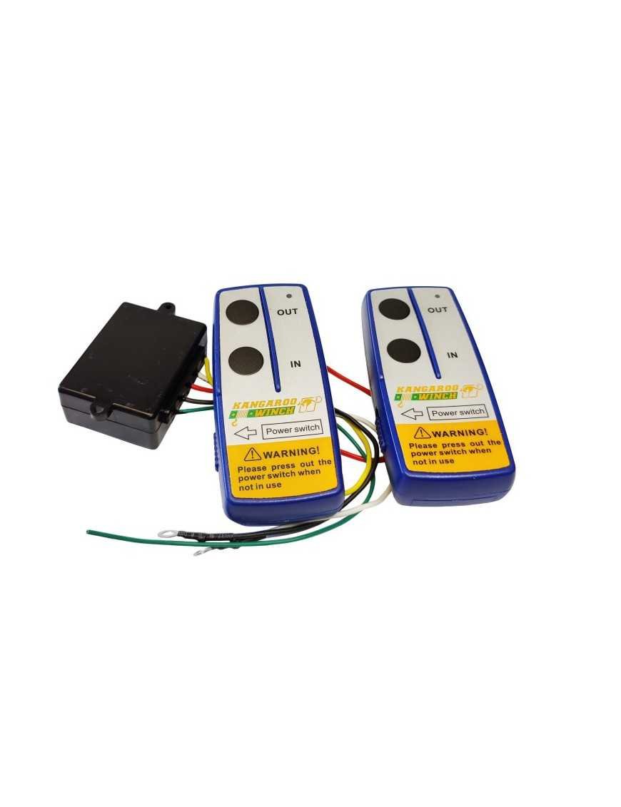 Бездротовий радіокерований пульт DUAL 12V подвійний комплект 2x пульт 1x центральний блок