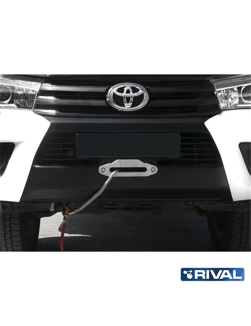 Плита лебідки у штатний бампер Toyota Hilux 2015-2020 і 2020- Rival 4x4