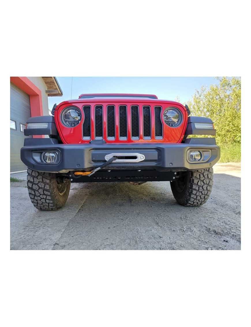 Jeep Wrangler JL 2018- монтажна плита для лебідки під бампер EU